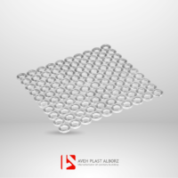 واشر 2 دو سر مهره کریستال